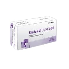Tablet Sitadus-M ER 50mg+1000mg (18pcs)